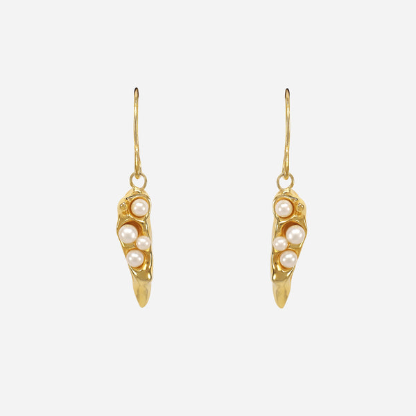 Névé Dangles - Gold Vermeil Sterling Silver - TiniCoterie