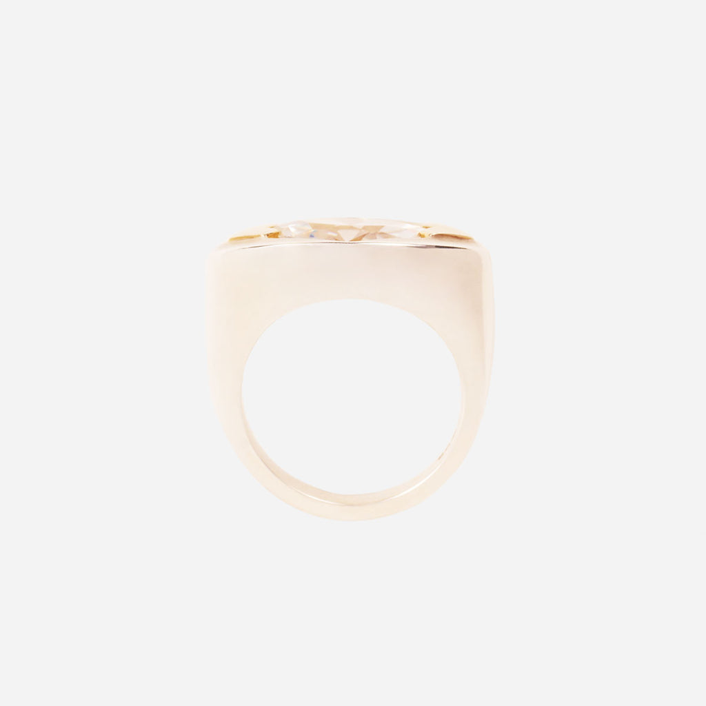 Tinicoterie The Mod Ring in sterling silver - Front view