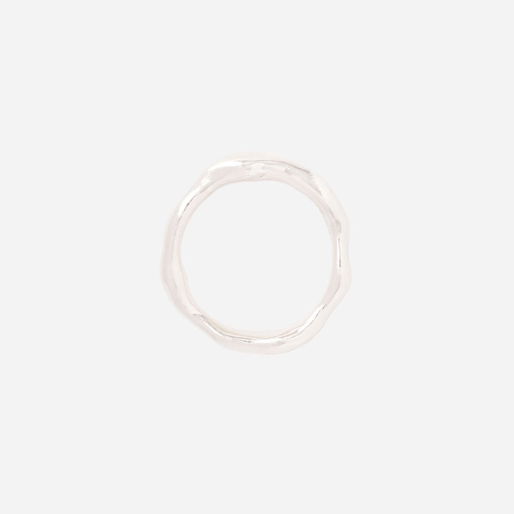 Tinicoterie Bria Ring in sterling silver - top view