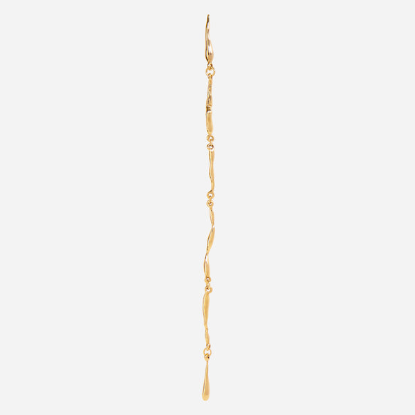 Tinicoterie Down The Memory Lane Long Earring - Gold - product front
