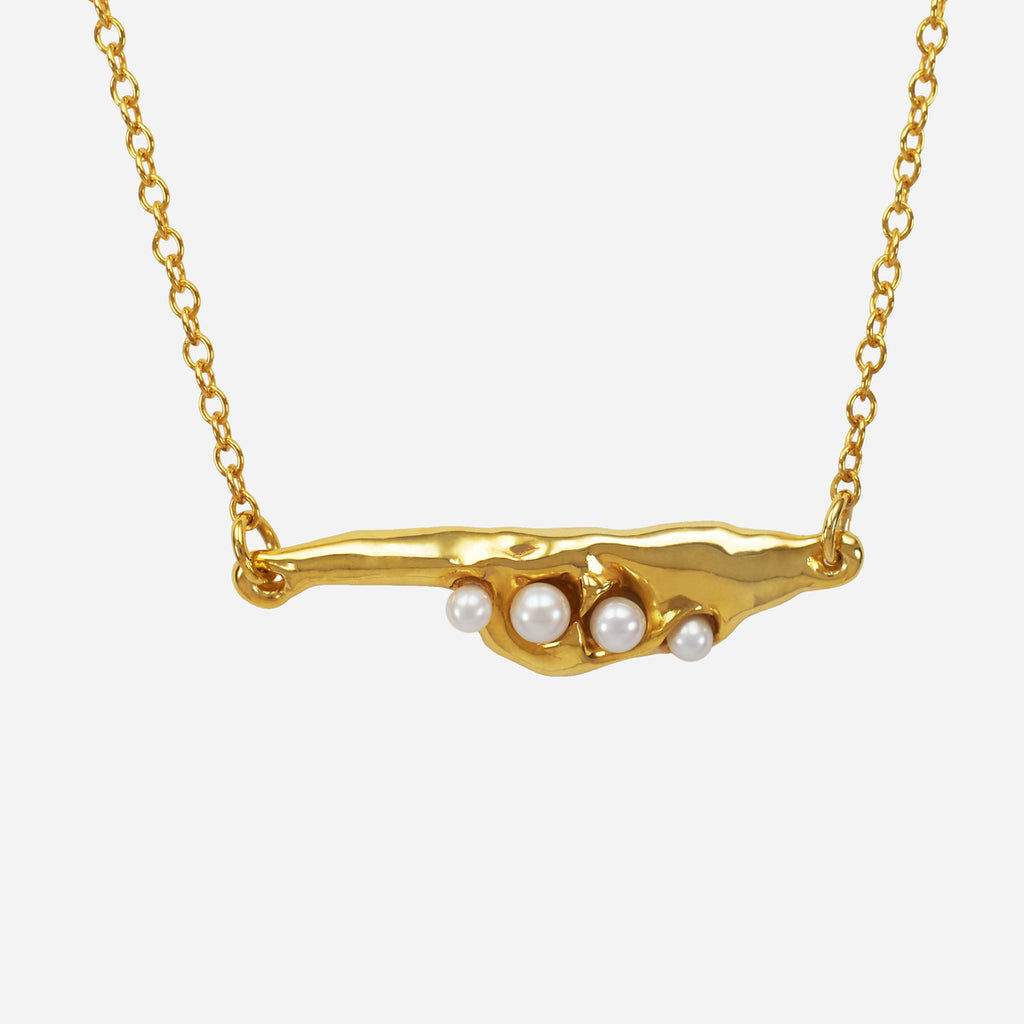 Floe Necklace - Gold Vermeil on Sterling Silver - TiniCoterie