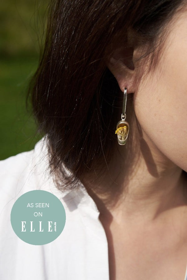 Headspace Vase Earring - Sterling Silver - TiniCoterie - featured on Elle at Elle.com.hk